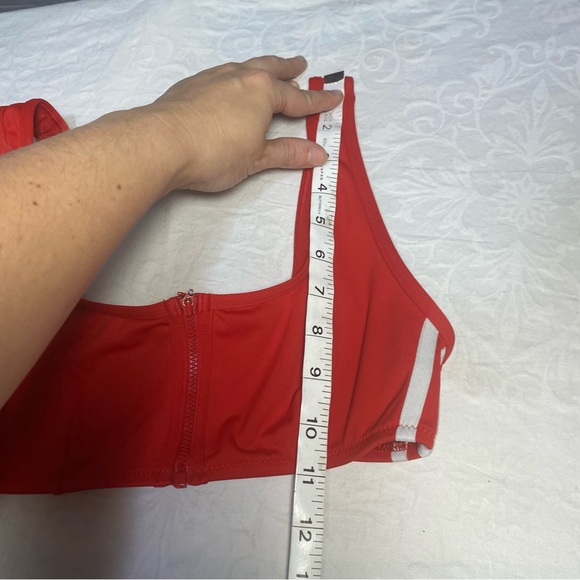 Top Only, Adidas Originals Bikini Zip Up Primeblue Recycled Ocean Plastic XS - Picture 3 of 13